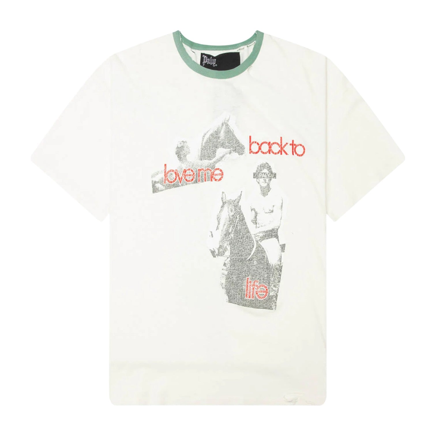 Paly 'Back To Life Ringer' White Tee