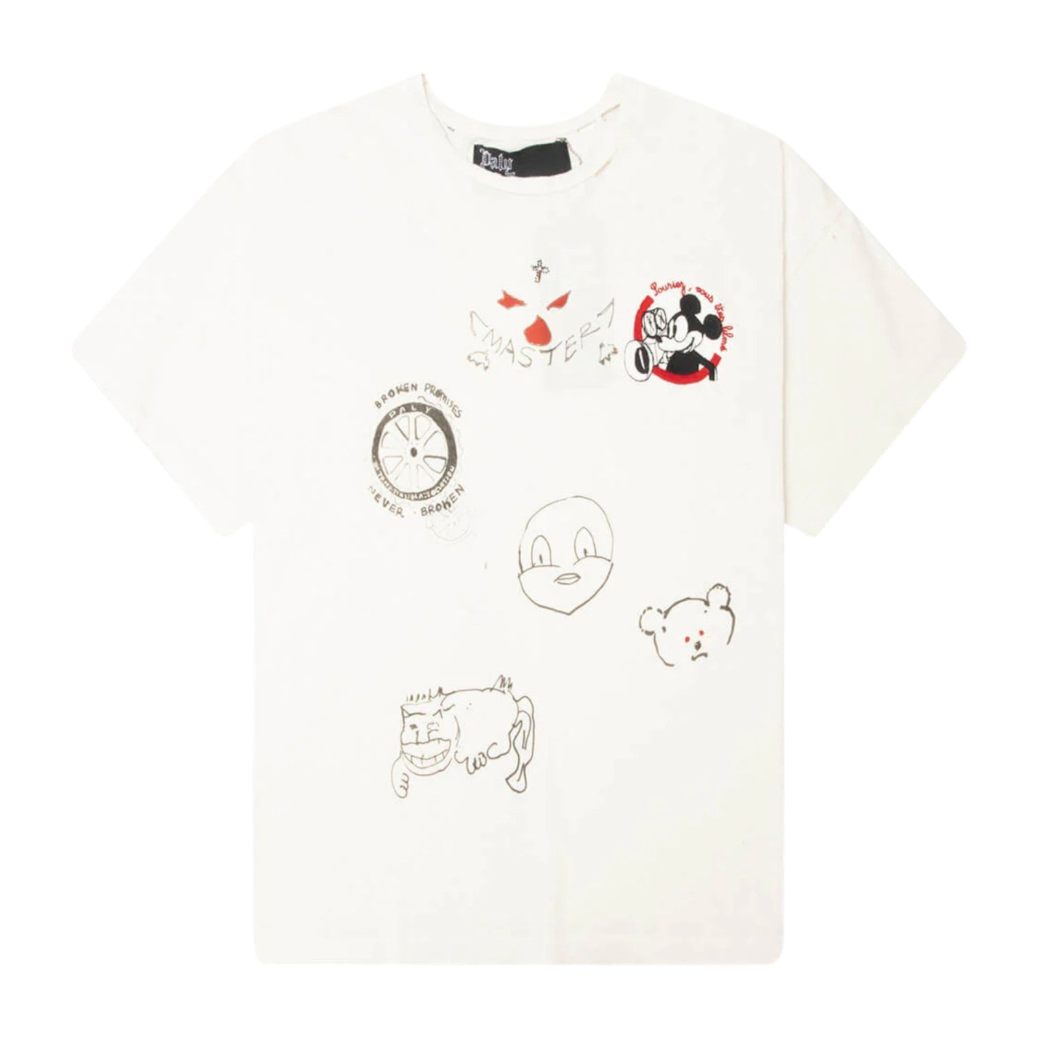 Paly 'Signature' White Tee