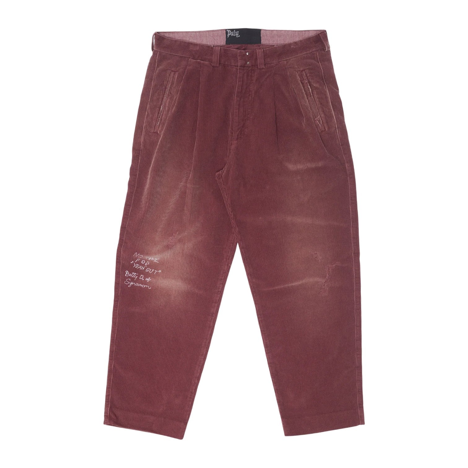 Paly 'Syanan' Red Corduroy Pants