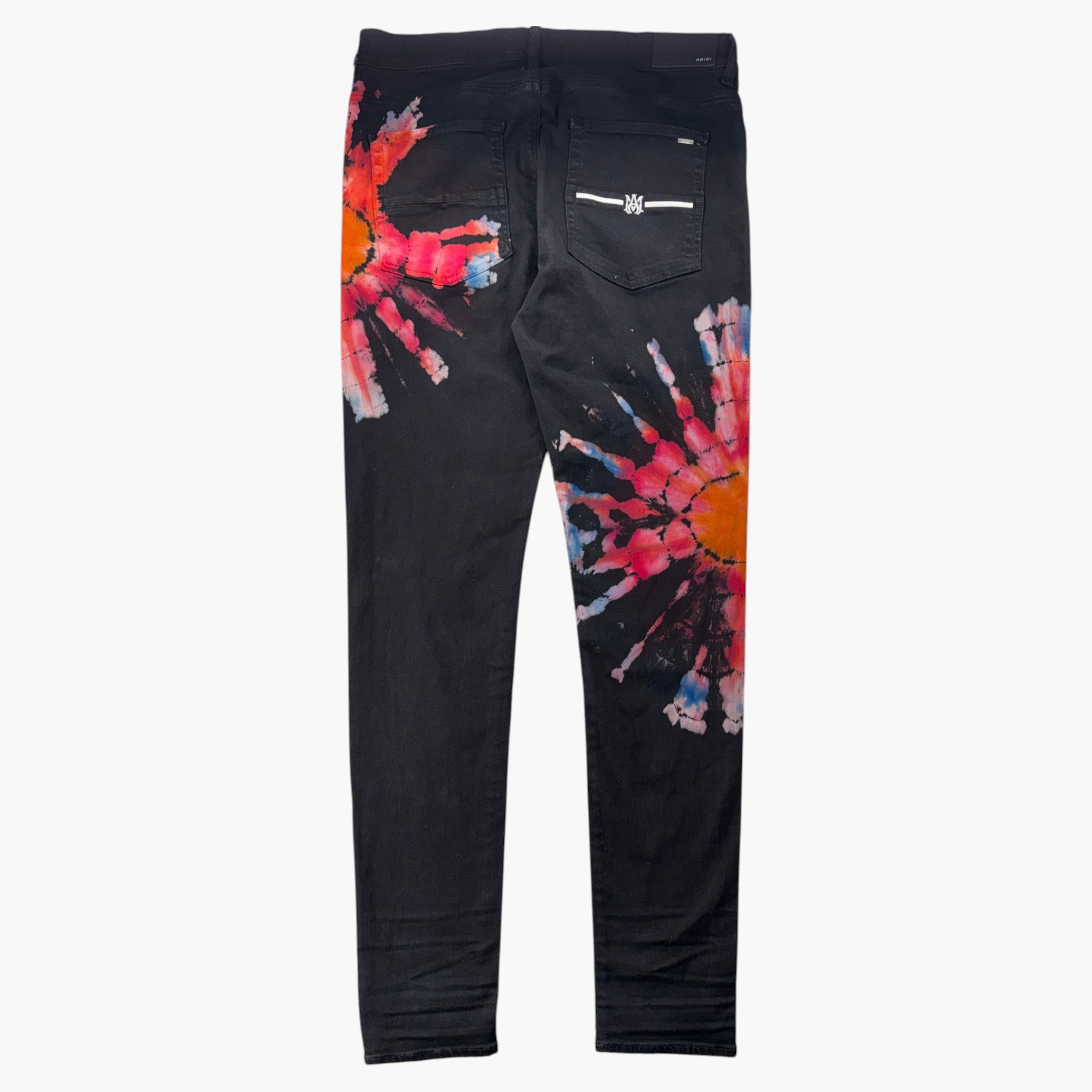 Amiri Black Tie Dye Jeans