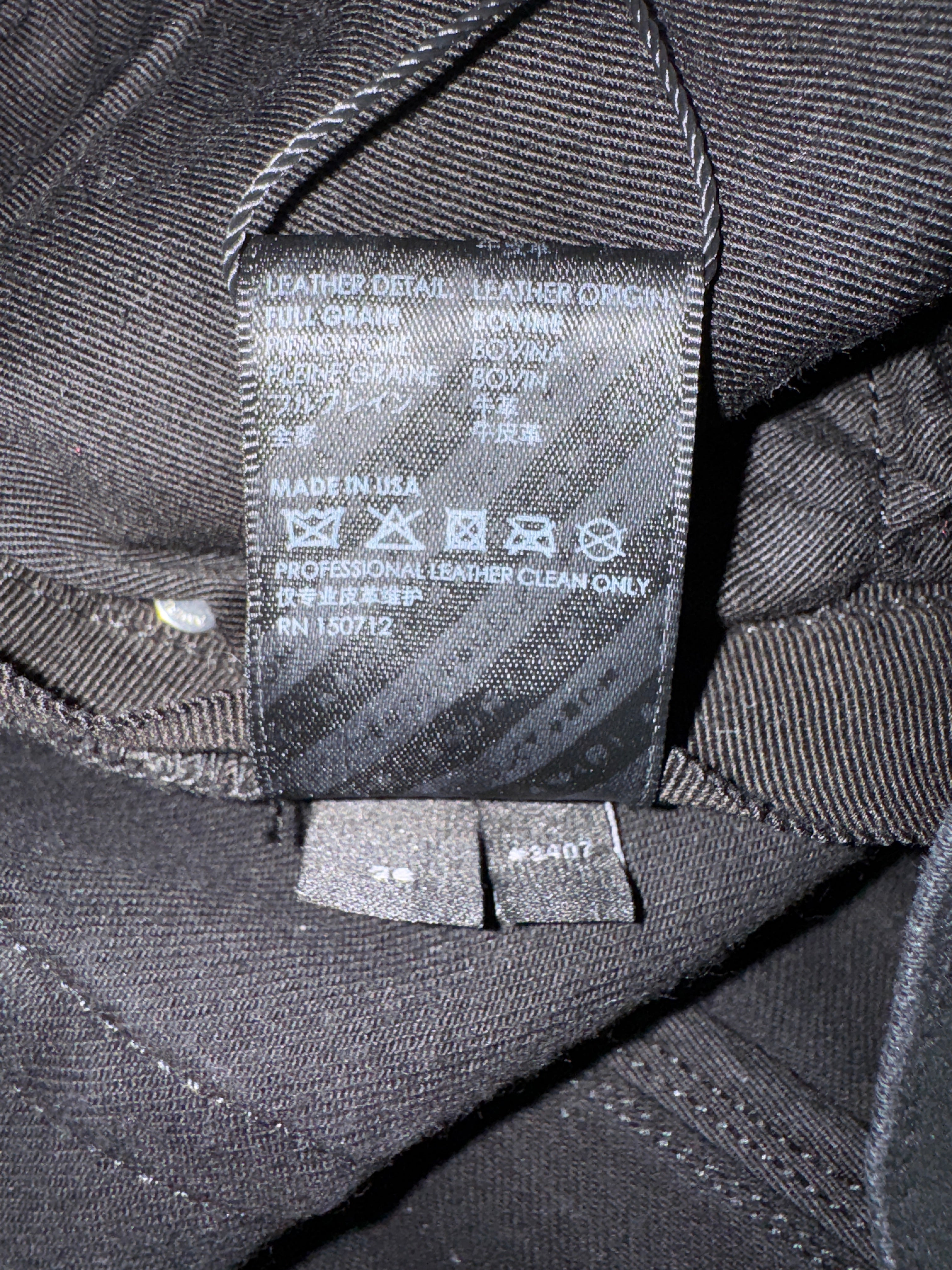 Amiri MX1 Black & Black Wax Patch Jeans