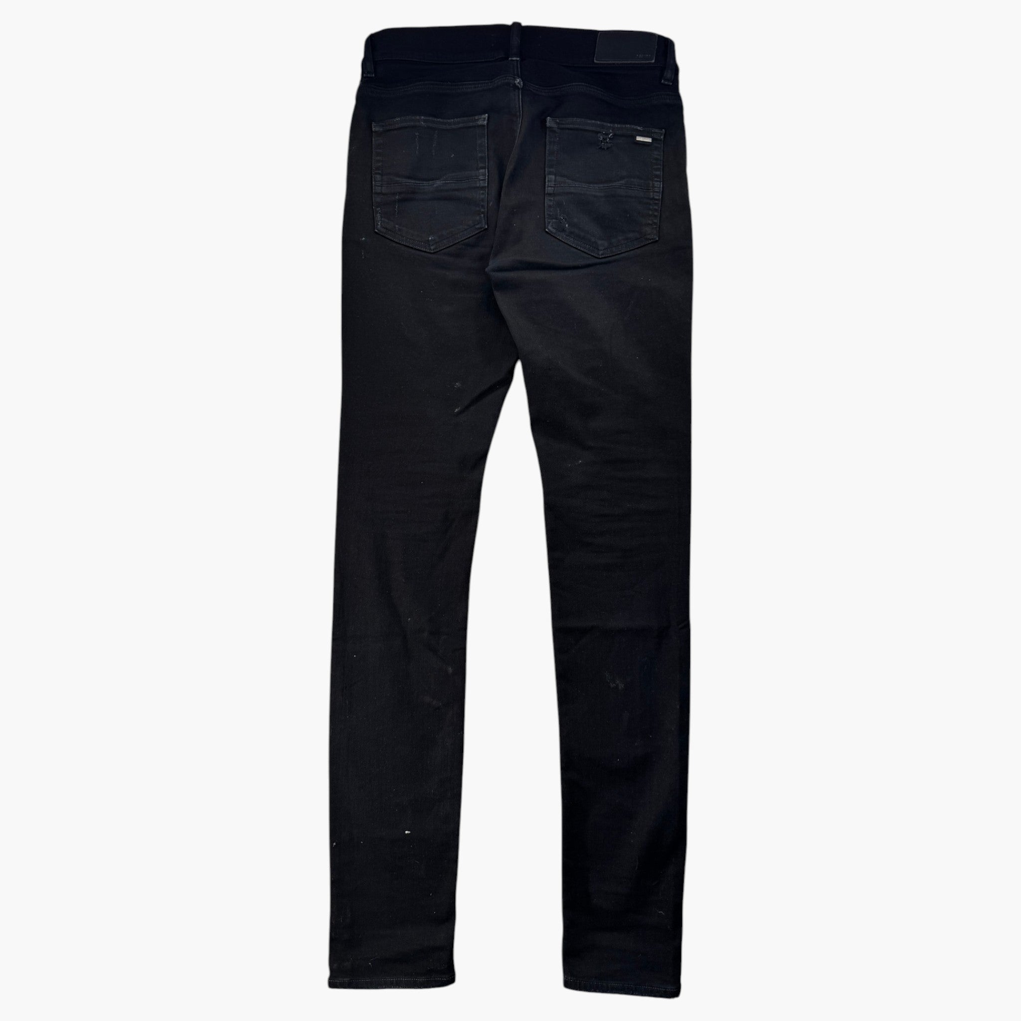 Amiri MX1 Paisley Black Patch Jeans