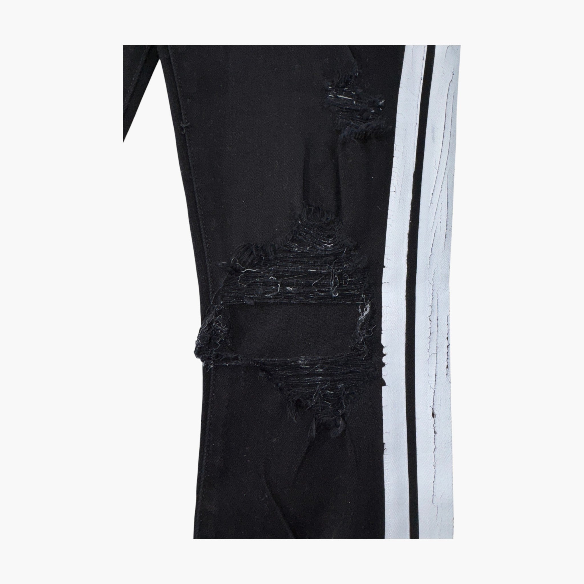 Amiri Black & White Track Stripe Jeans