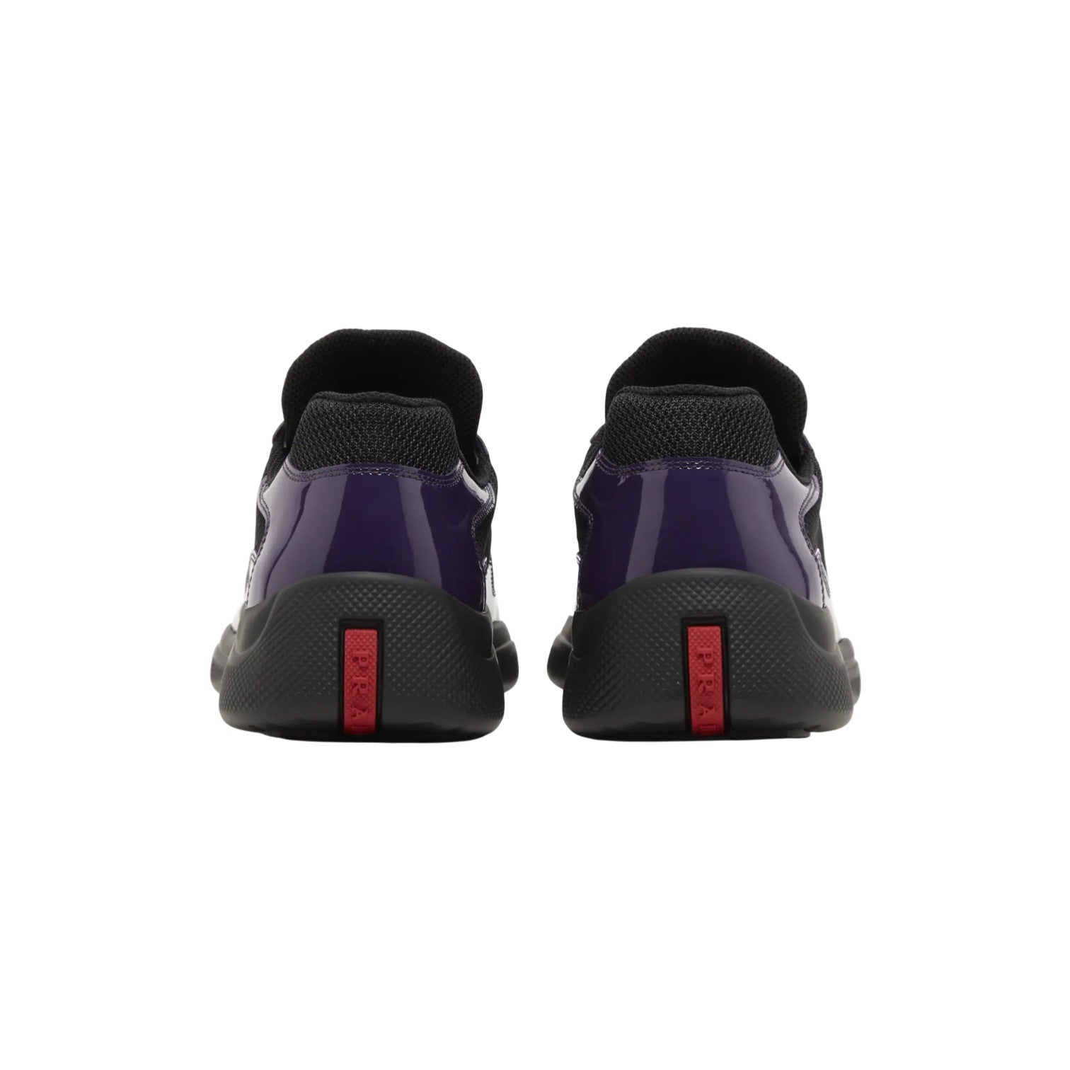 Prada 'America Cup' Black & Purple Sneakers