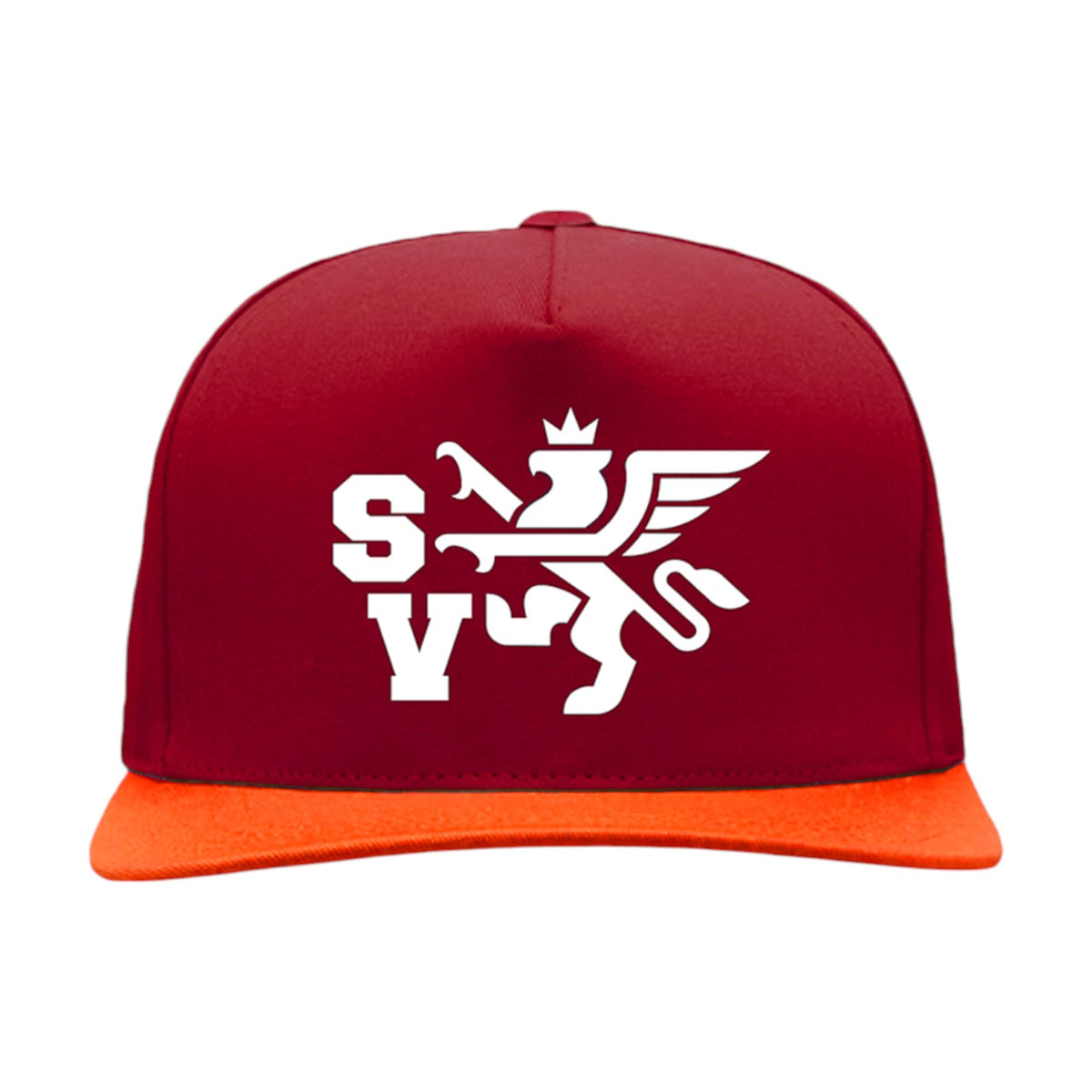 Saint Vanity 'Griffin' Red & Orange Hat