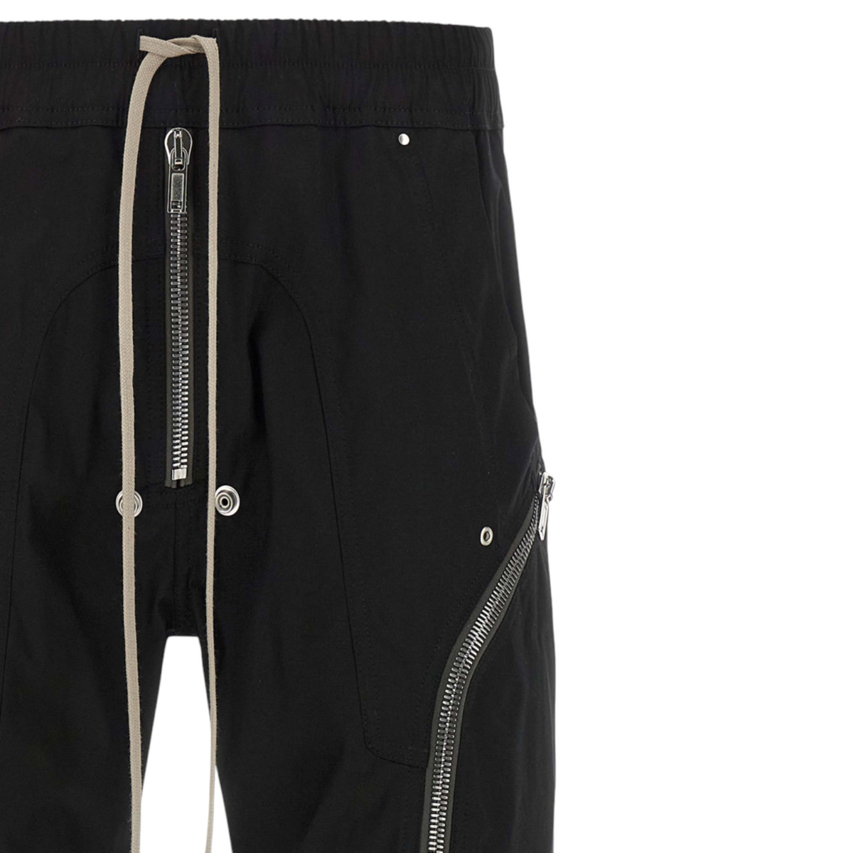 Rick Owens 'Black Tower' Heizer Black Cargo Pants