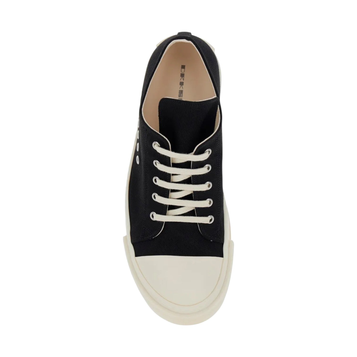 Rick Owens DRKSHDW 'Extreme' Low Black & Milk Sneakers