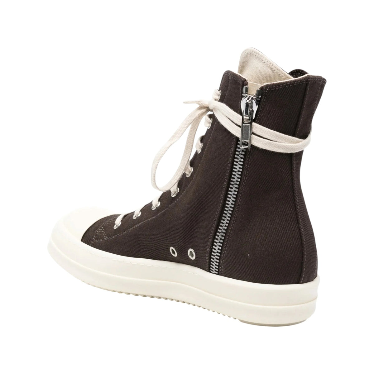 Rick Owens DRKSHDW 'Ramone' Hi Dark Dust & Milk Sneakers