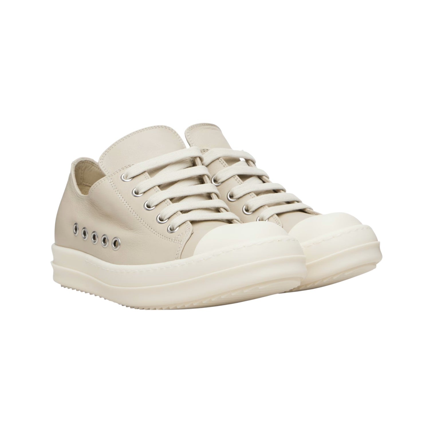 Rick Owens Mainline 'Extreme' Low Milk & Milk Sneakers