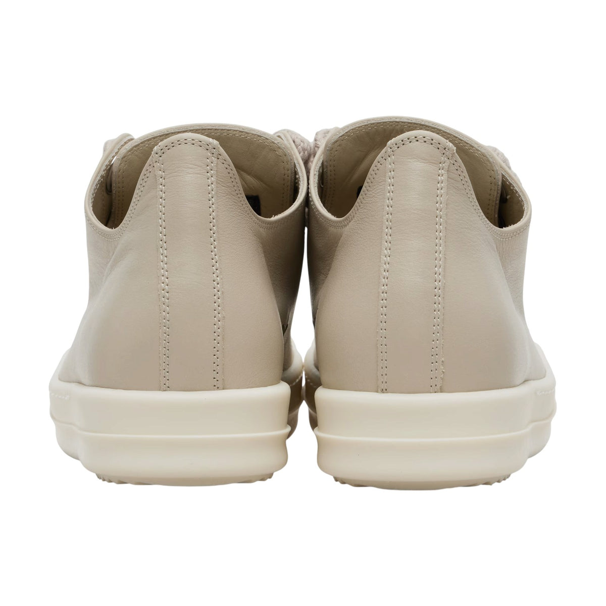 Rick Owens Mainline 'Jumbo Lace' Low Pearl & Milk Sneakers