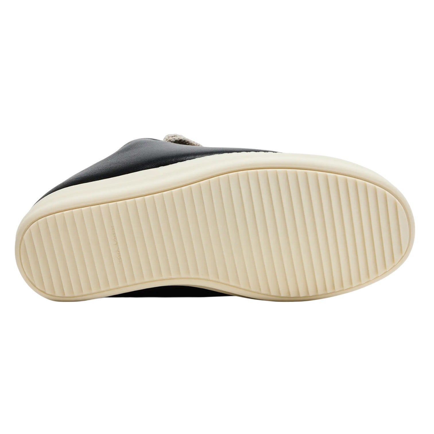 Rick Owens Mainline 'Padded Jumbo Lace' Low Black & Milk Sneakers
