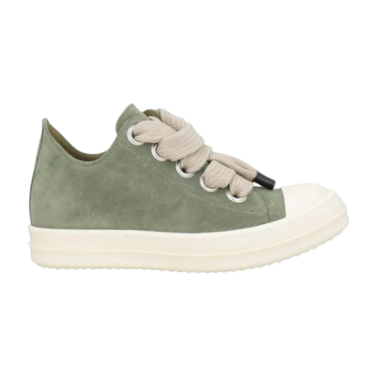 Rick Owens Mainline 'Ramone Jumbo Lace' Low Celadon & Milk Sneakers
