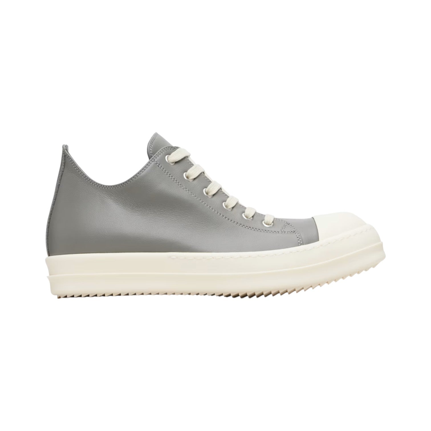 Rick Owens Mainline 'Ramone' Low Grey Temple & Milk Sneakers
