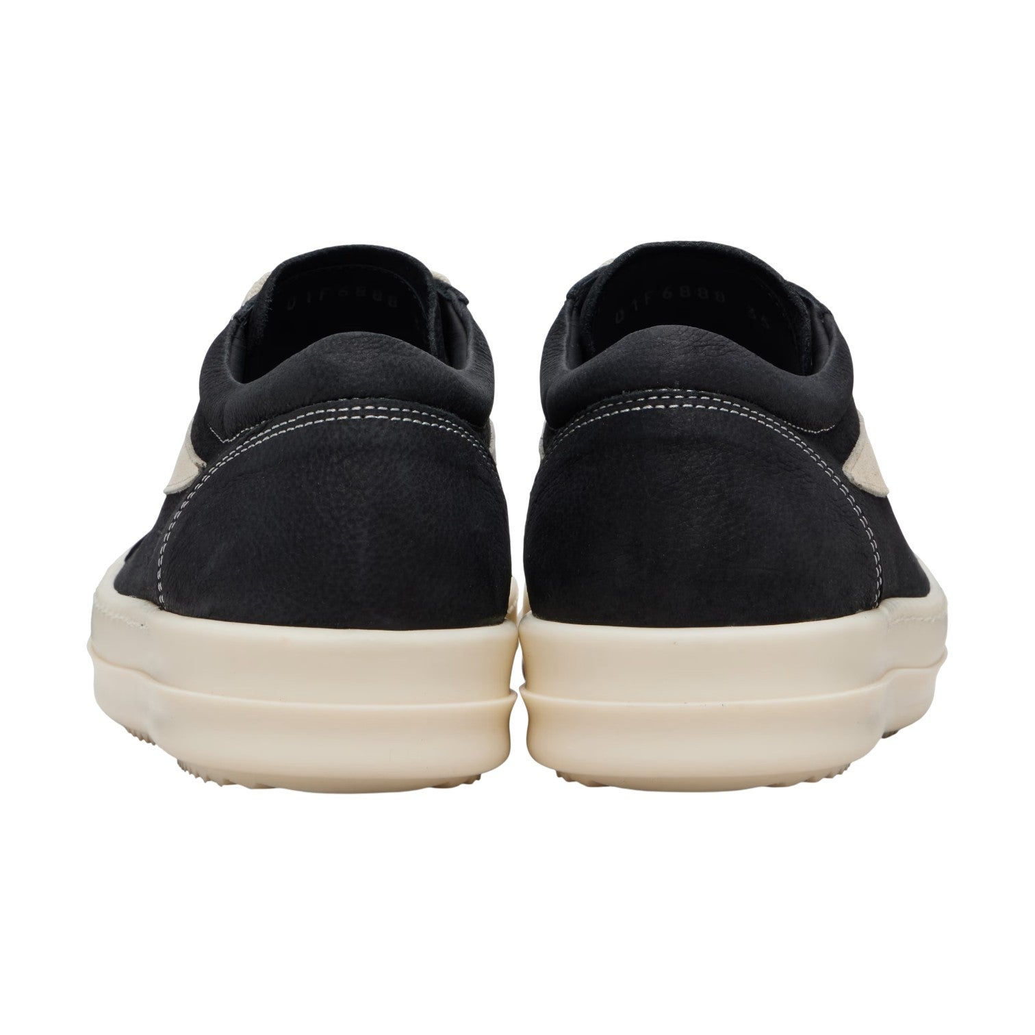 Rick Owens Mainline 'Vintage Nubuck' Black & Milk Sneakers