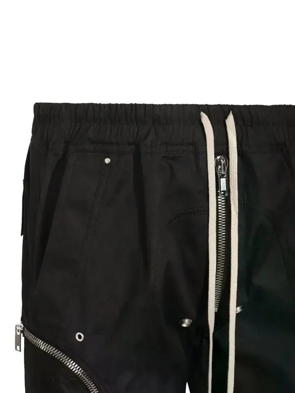 Rick Owens 'Bauhaus Pods' Black Nylon Pants