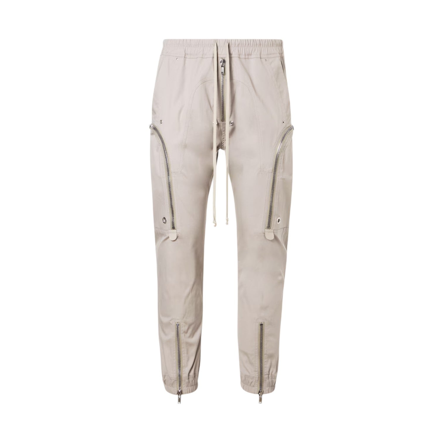 Rick Owens 'Bauhaus Pods' White Cotton Pants