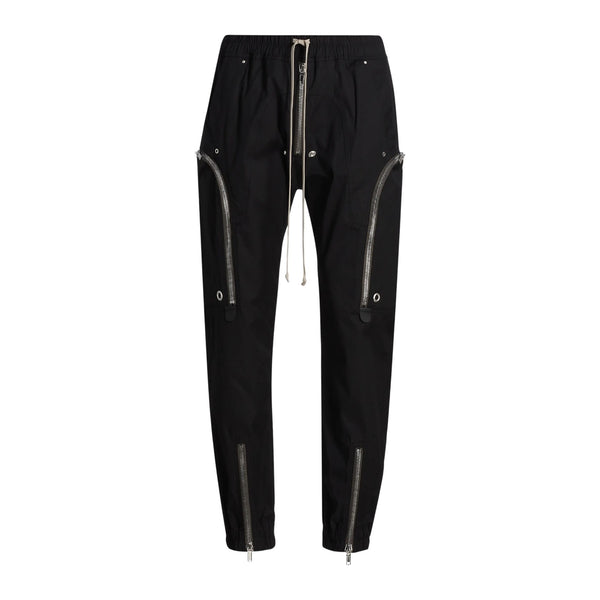 Rick Owens 'Bauhaus' Black Cotton Pants