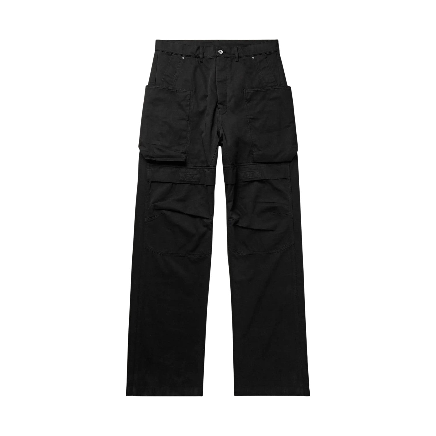 Rick Owens 'Creatch Wide' Black Cargo Pants