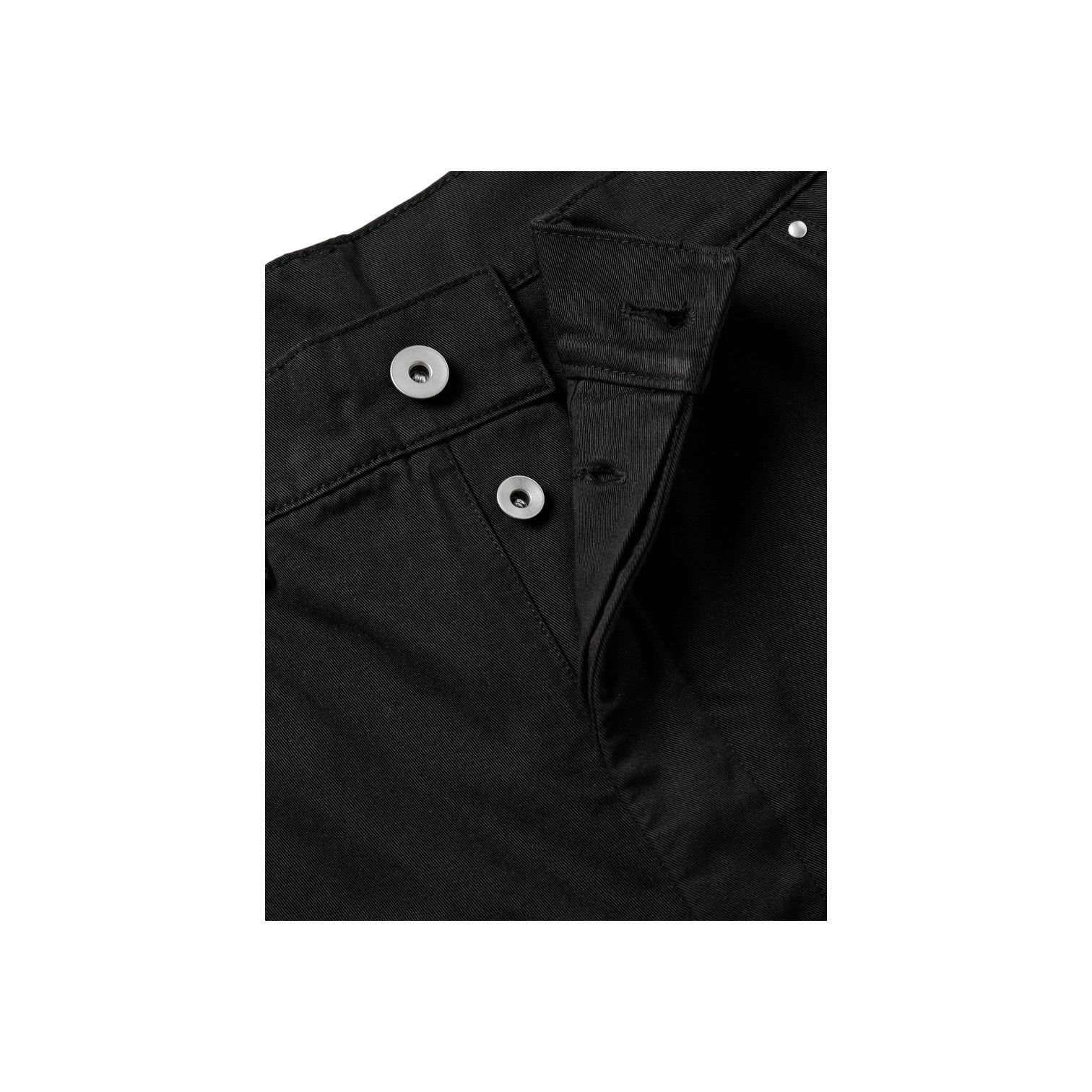 Rick Owens 'Creatch Wide' Black Cargo Pants