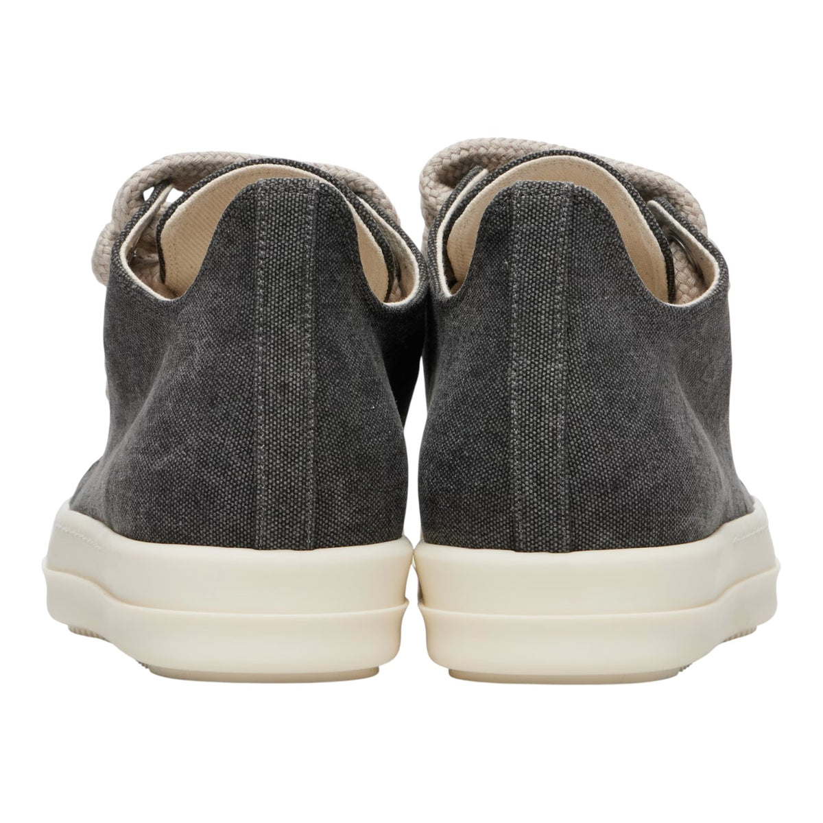 Rick Owens 'DRKSHDW Jumbo Lace' Low Gravel & Milk Sneakers