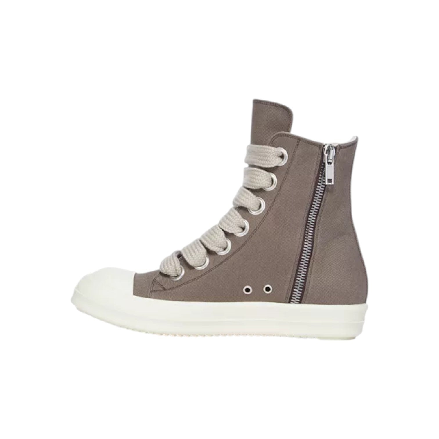 Rick Owens 'DRKSHDW' Jumbo Lace Hi Dust & Milk Sneakers