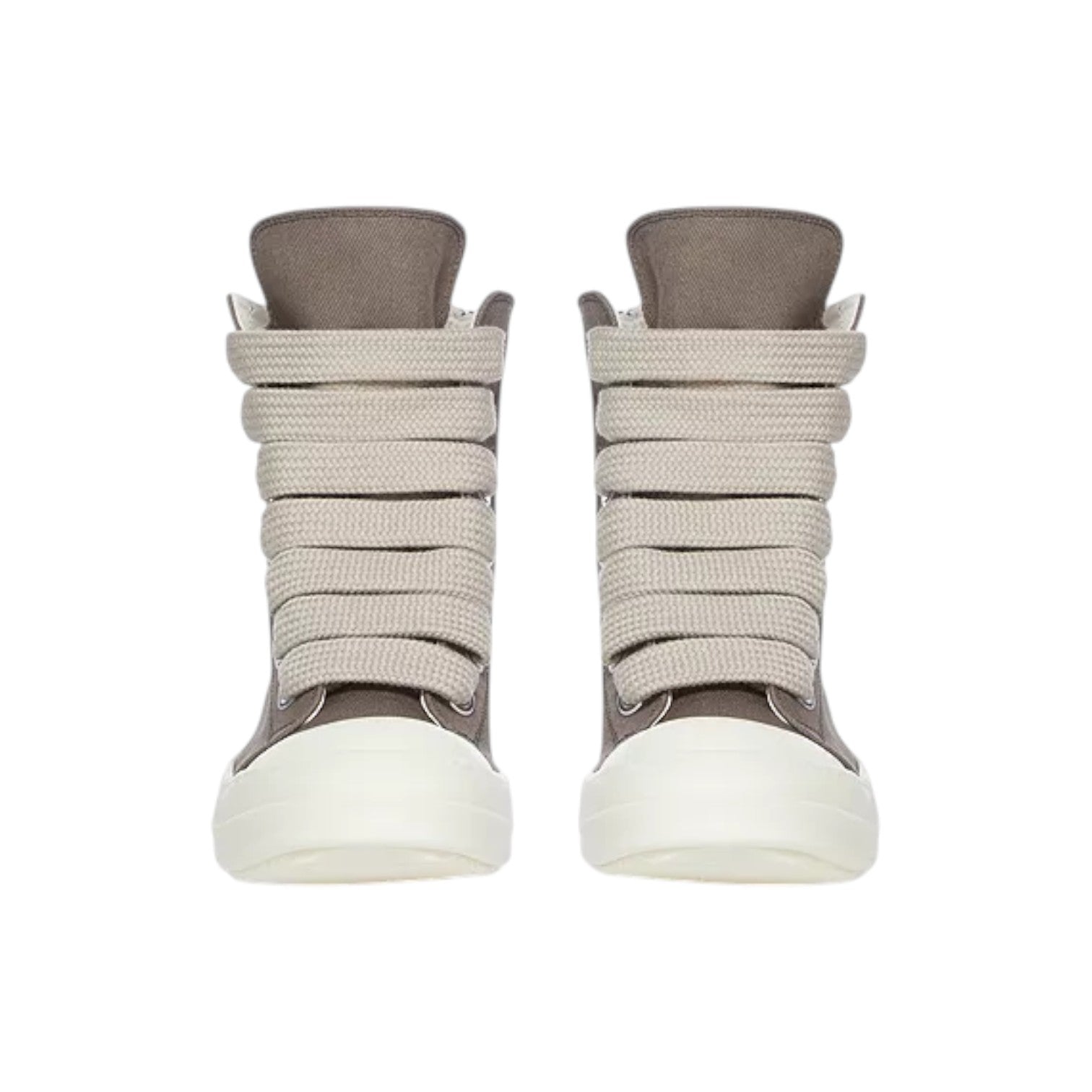 Rick Owens 'DRKSHDW' Jumbo Lace Hi Dust & Milk Sneakers