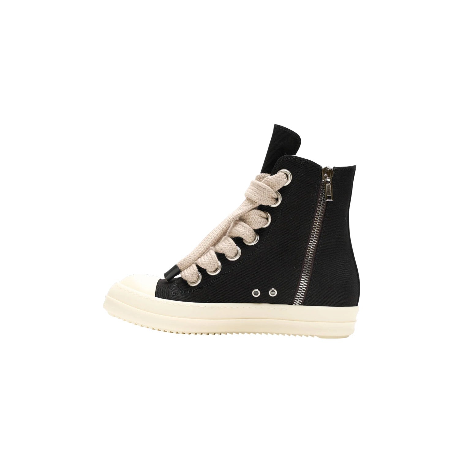 Rick Owens 'DRKSHDW' Jumbo Lace Hi Black & Milk Sneakers