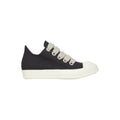 Rick Owens 'DRKSHDW Ramone' Jumbo Lace Low Canvas Black & Milk Sneaker