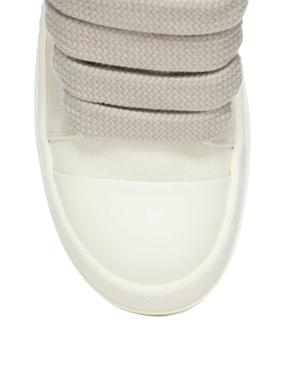 Rick Owens 'DRKSHDW' Jumbo Lace Low Milk & Milk Sneakers