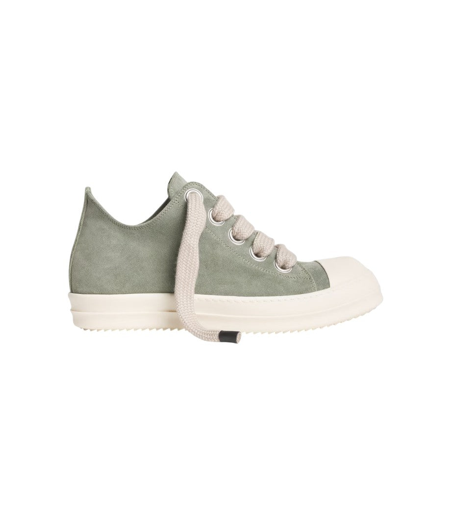 Rick Owens 'Mainline' Jumbo Lace Low Euca & Milk Sneakers