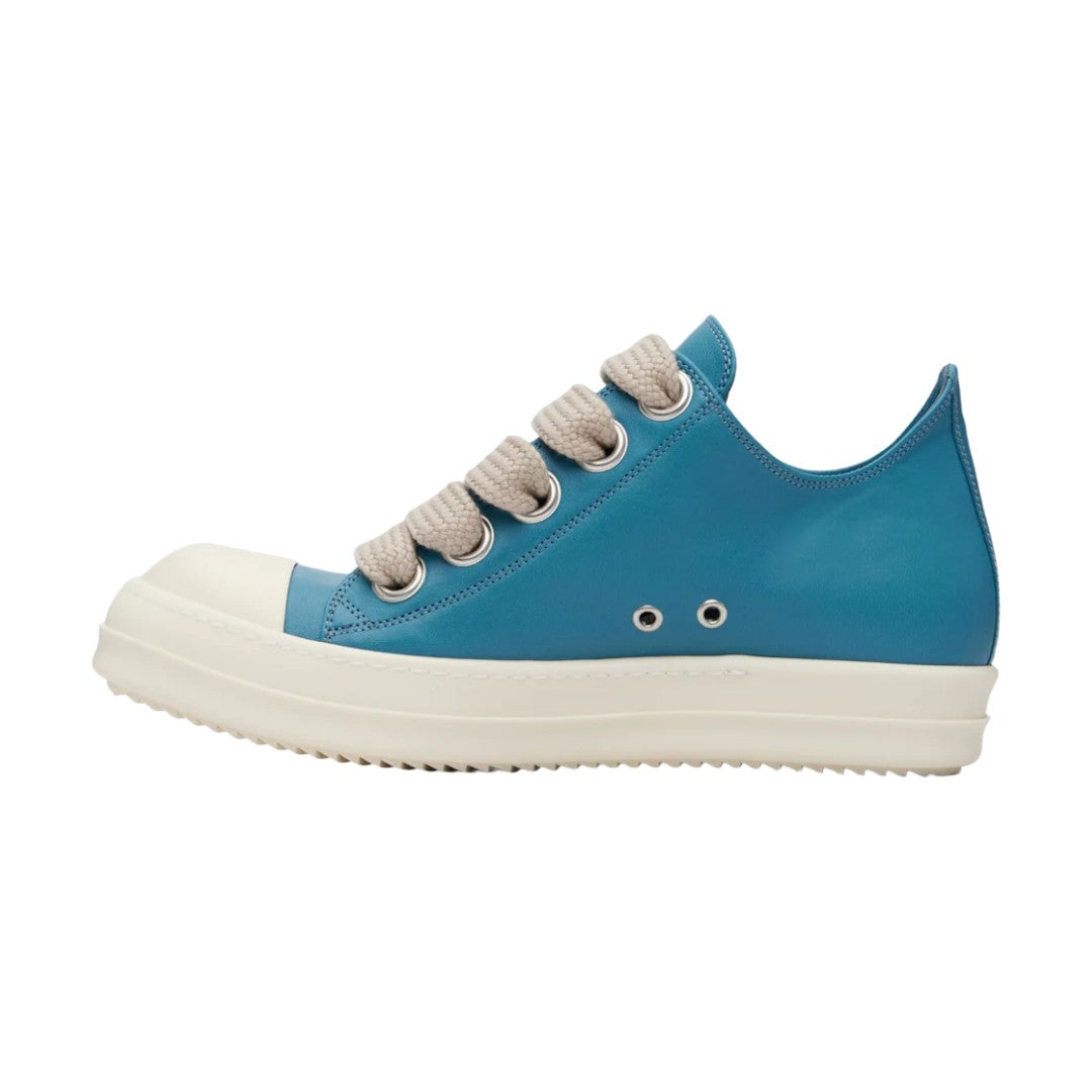 Rick Owens 'Mainline' Jumbo Lace Low Nublu & Milk Sneakers