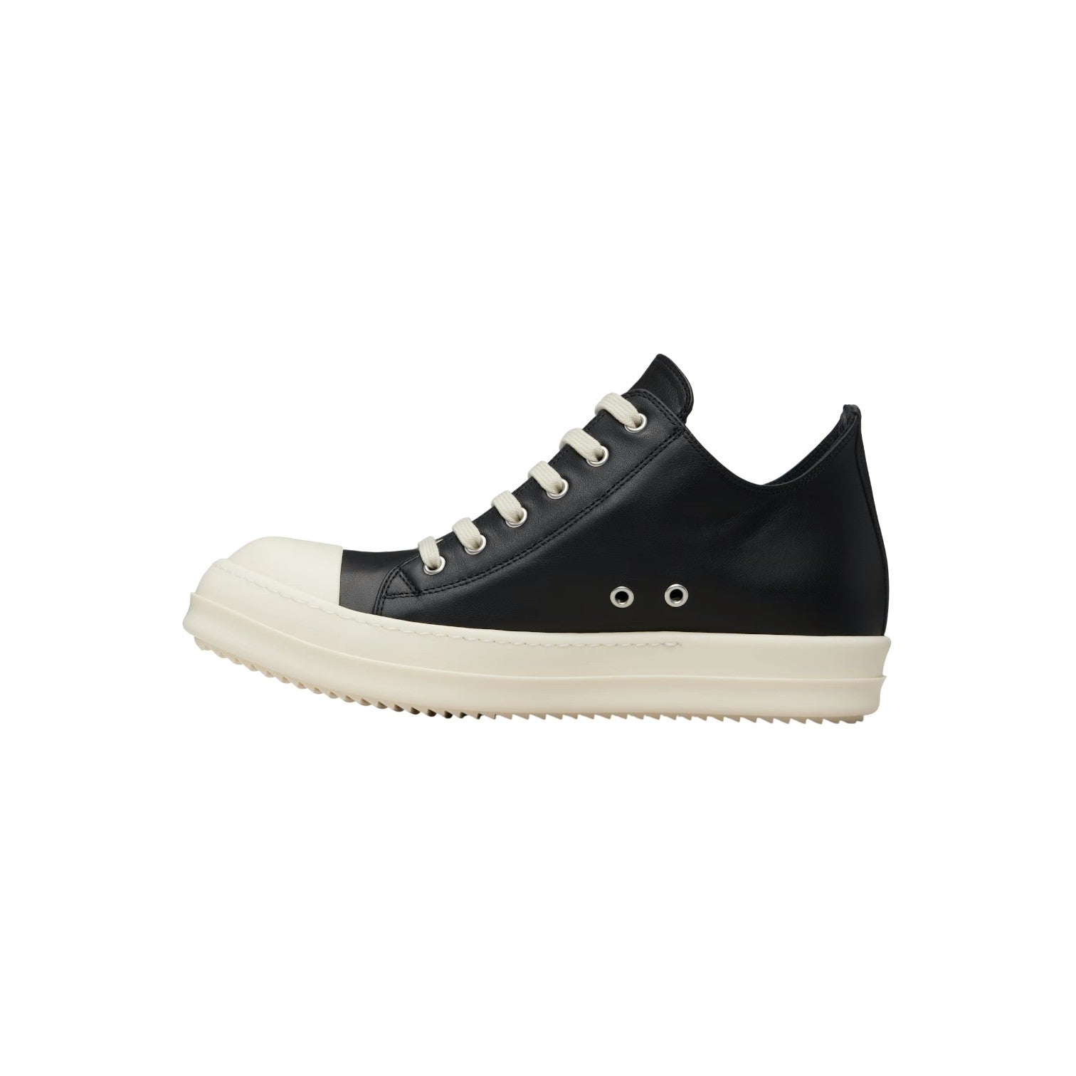 Rick Owens 'Ramone' Low Black & Milk Sneakers
