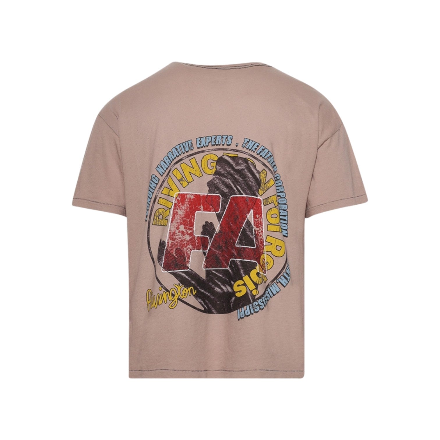 Rivington 123 'Founding Narrative' Pink Tee