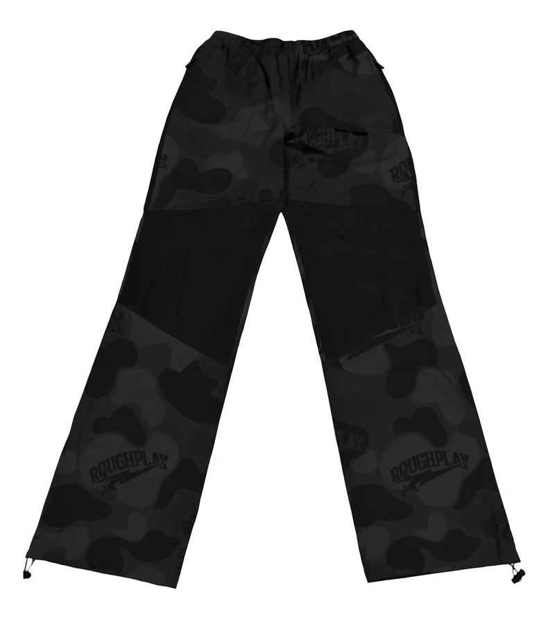Rough Play Water Resistance Black Camo Sweatsuit