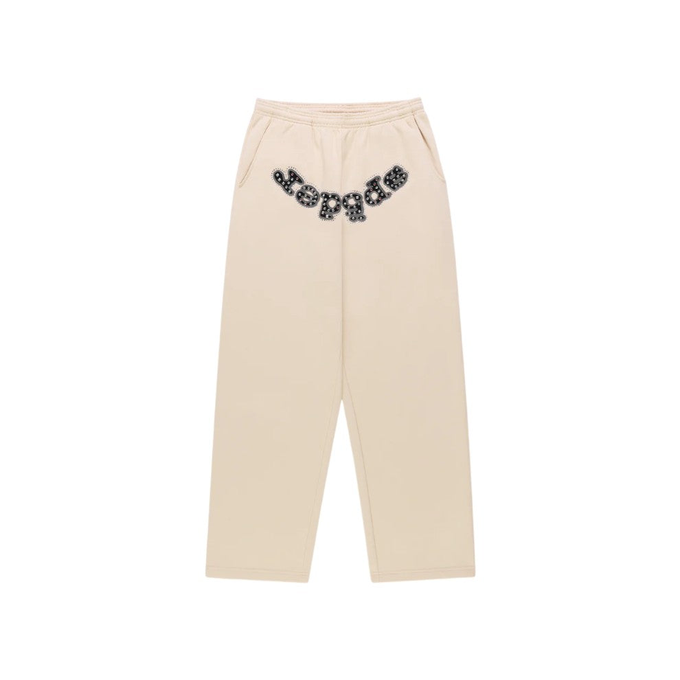 SP5DER 'OG Logo Mixed Stone' Cream Sweats