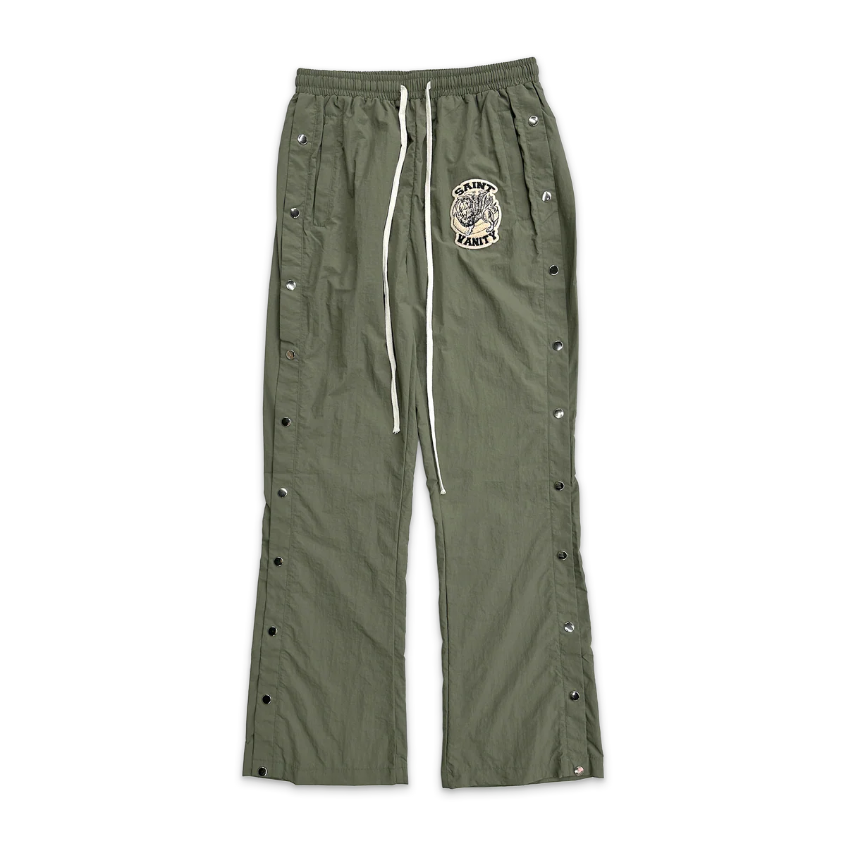 Saint Vanity 'Army Green' Nylon Pants
