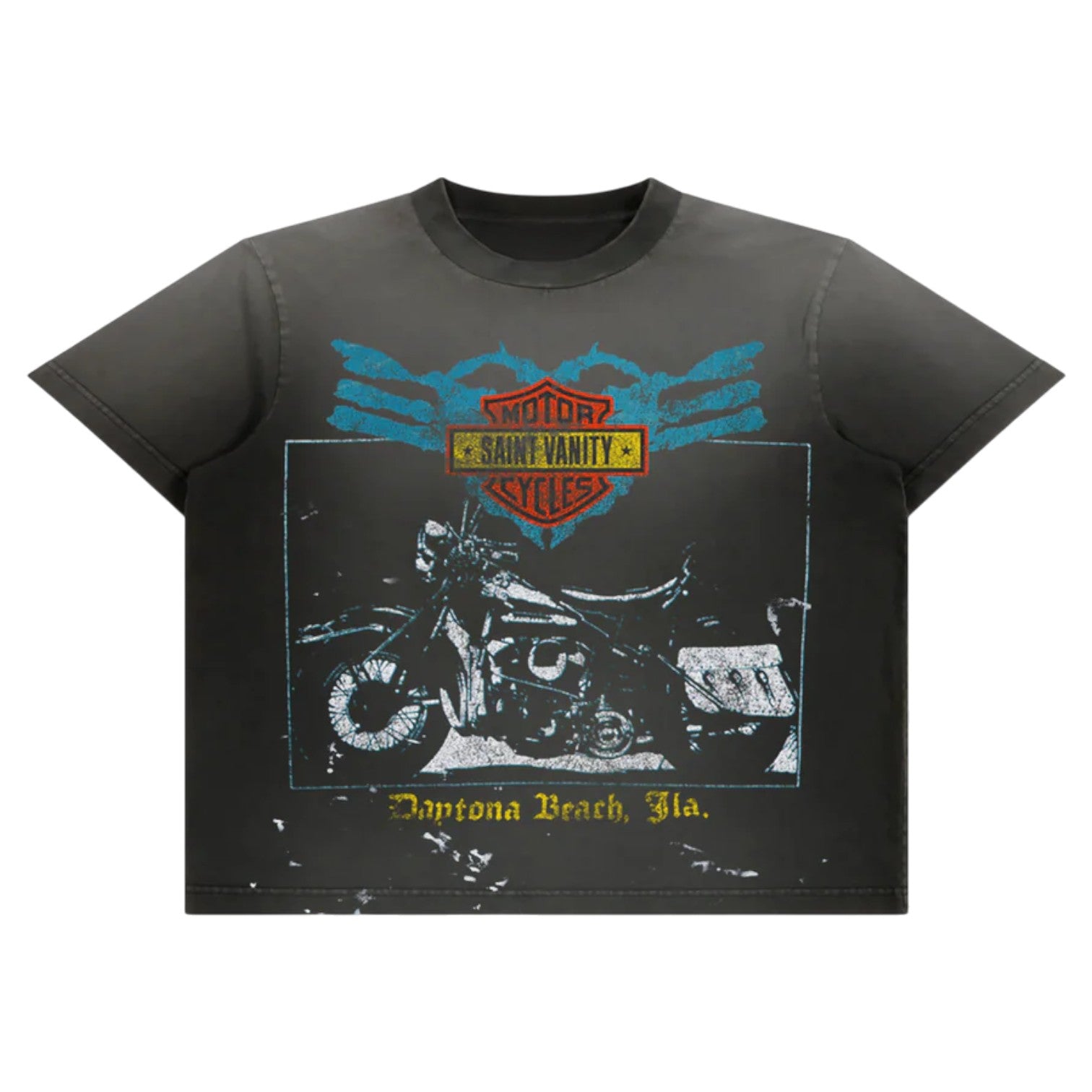 Saint Vanity 'Bike Week' Black Tee