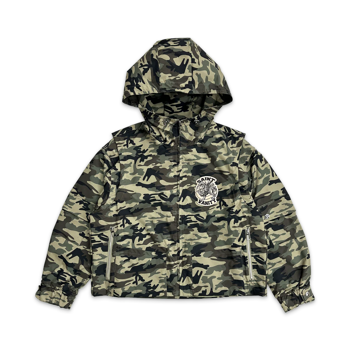 Saint Vanity 'Camo Green' Nylon Jacket