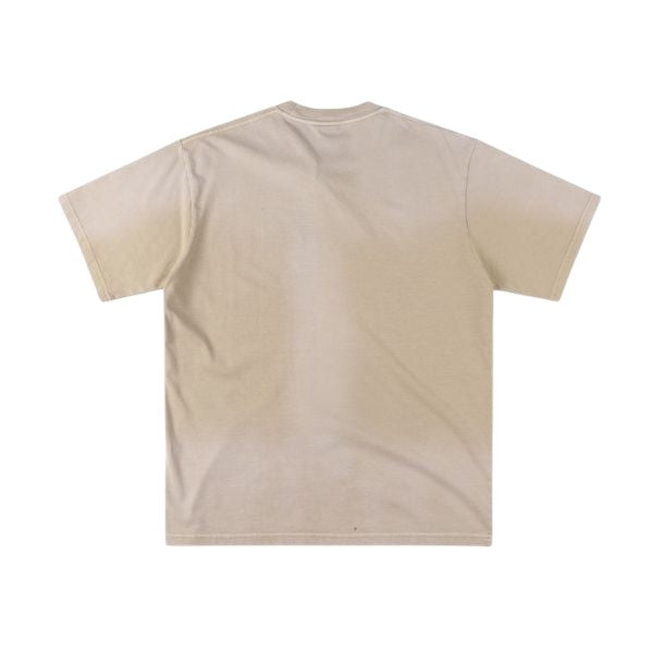 Saint Vanity 'Griffin' Cream & Brown Tee