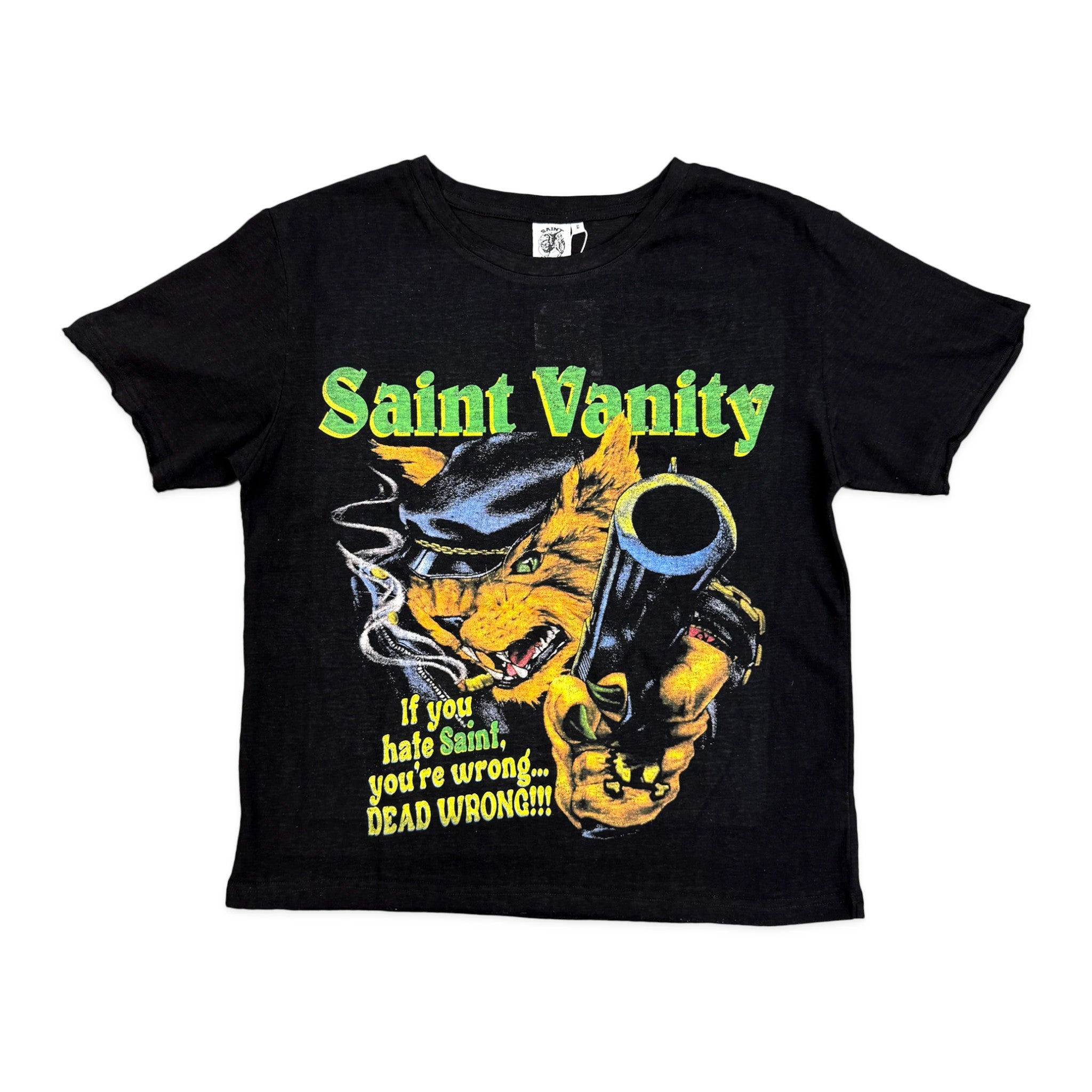 Saint Vanity 'Hate Saint' Black Tee