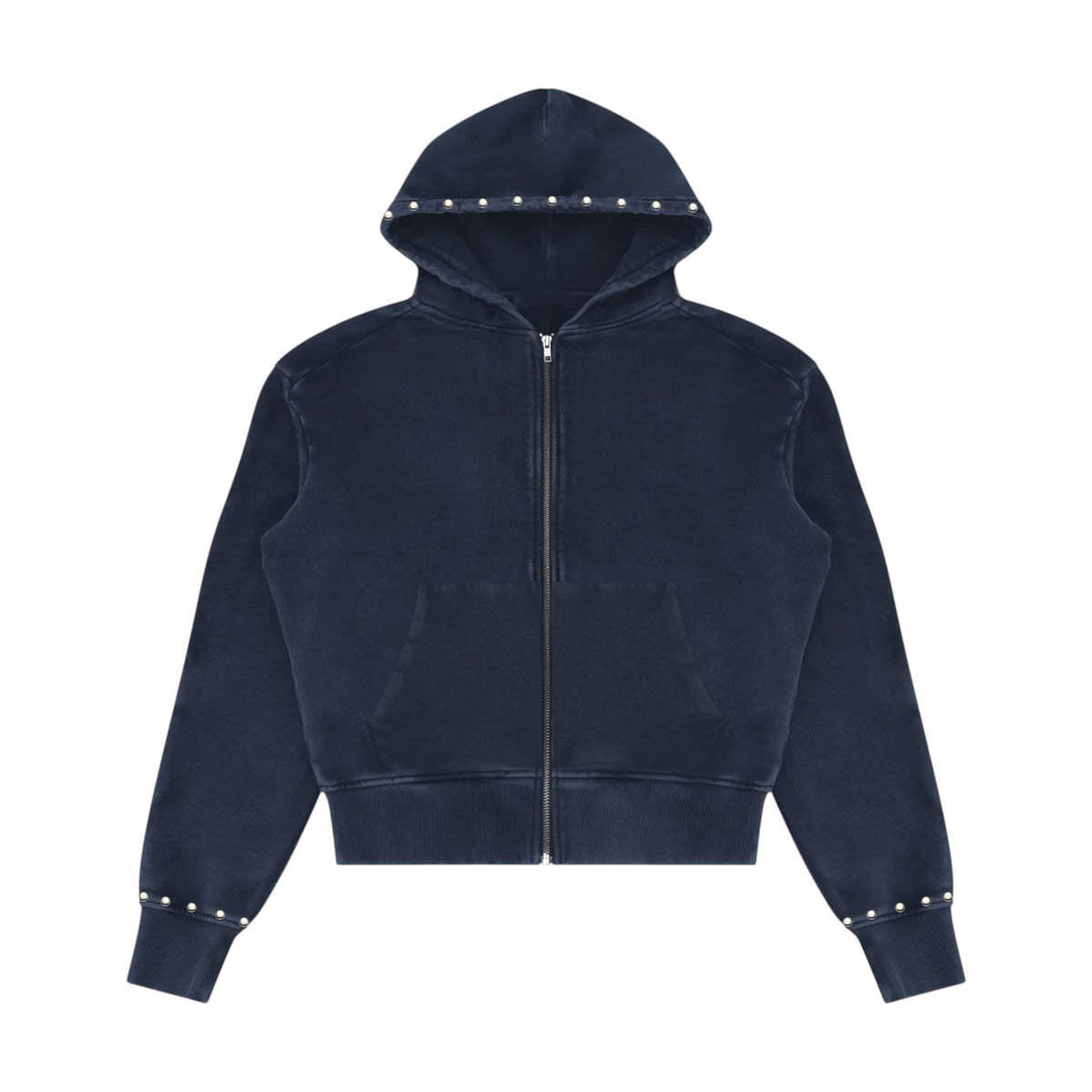 Saint Vanity 'Navy' French Terry Zip Up Hoodie