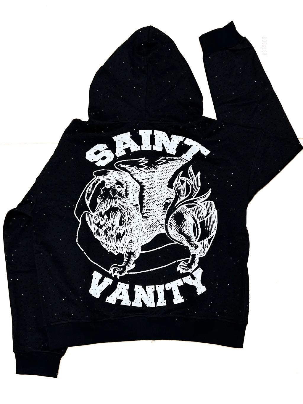 Saint Vanity 'Oreo +' Black Hoodie