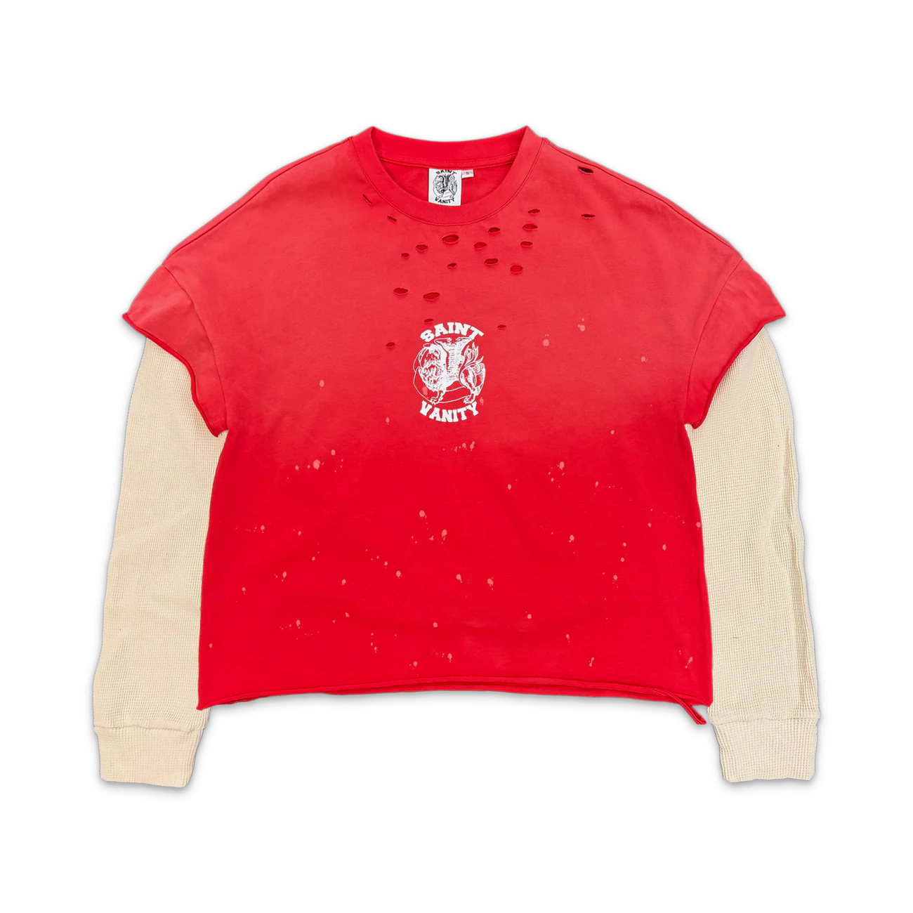 Saint Vanity 'Red Cutoff' Thermal LS Tee
