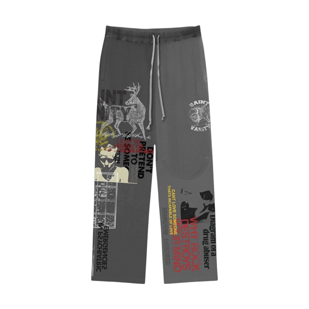Saint Vanity 'What The Saint' Grey Sweats