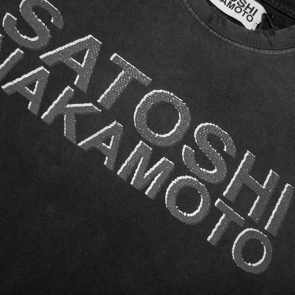 Satoshi Nakamoto 'Shadow Logo' Black Tee