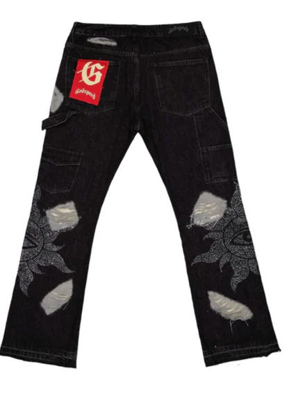 Godspeed 'Crystal Vizion' Black Jeans