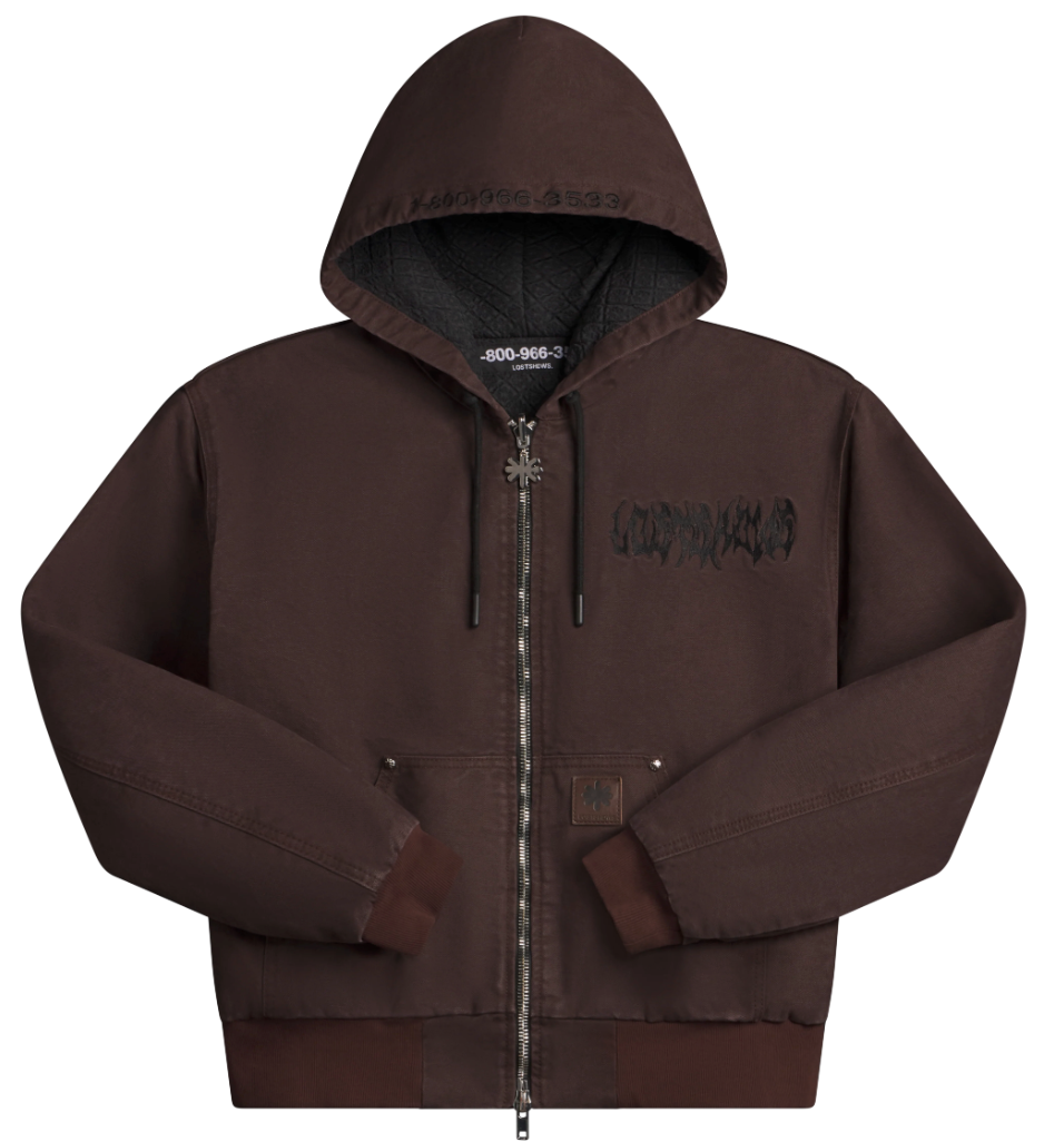 LOST SHDWS 'Reversible Detached' Dirt Brown Work Jacket