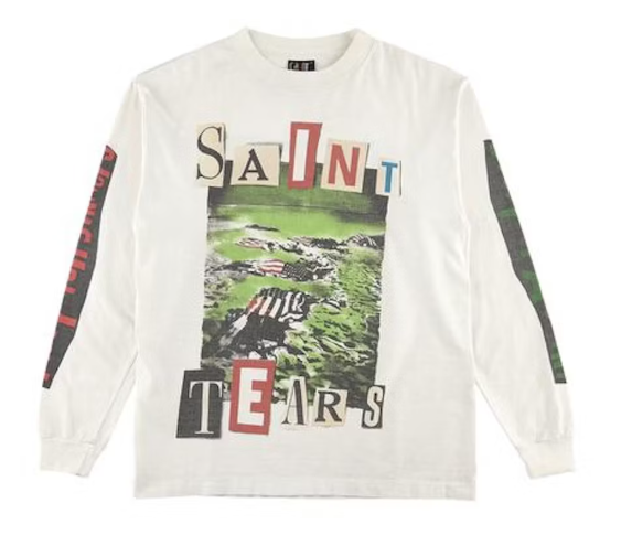 Saint Michael 'Denim Tears' White Multi Long Sleeve