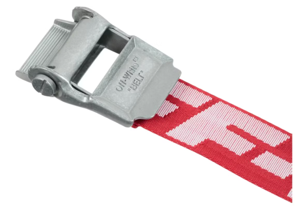 Off White 'Industrial' Red Belt