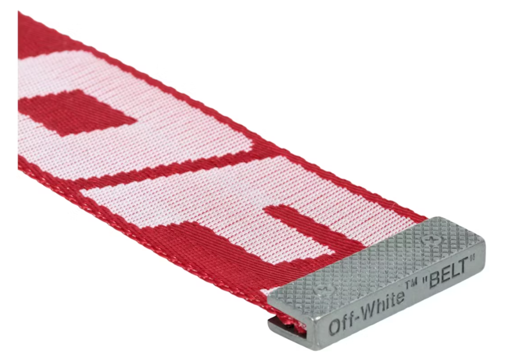 Off White 'Industrial' Red Belt